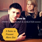 how to confront a cheating partner