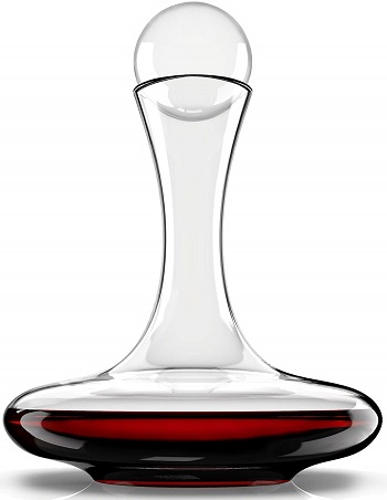crystal wine decanter gift for wine lovers