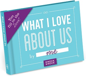 what i love about us fill in book journal