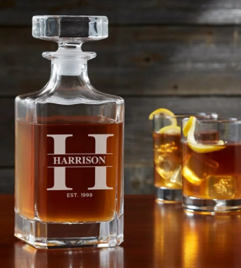 personalized decanter st for husband anniversary gift